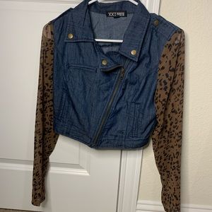 Cheetah print jacket